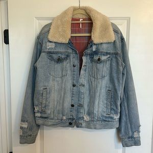 Women’s Free People Ripped Denim Jacket